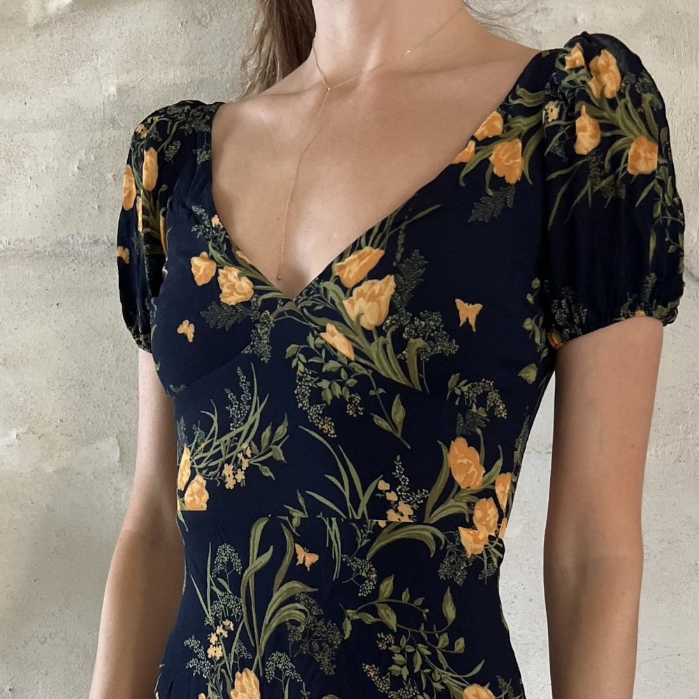 Reformation floral midi dress!